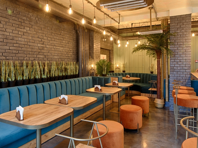 Restaurants and cafes